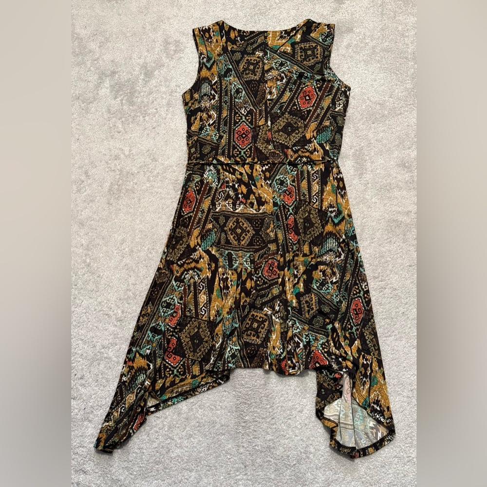 Emma & Michele Multicolor Asymmetrical Dress